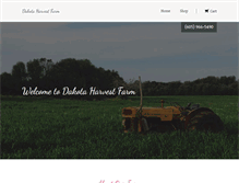 Tablet Screenshot of dakotaharvestfarm.com